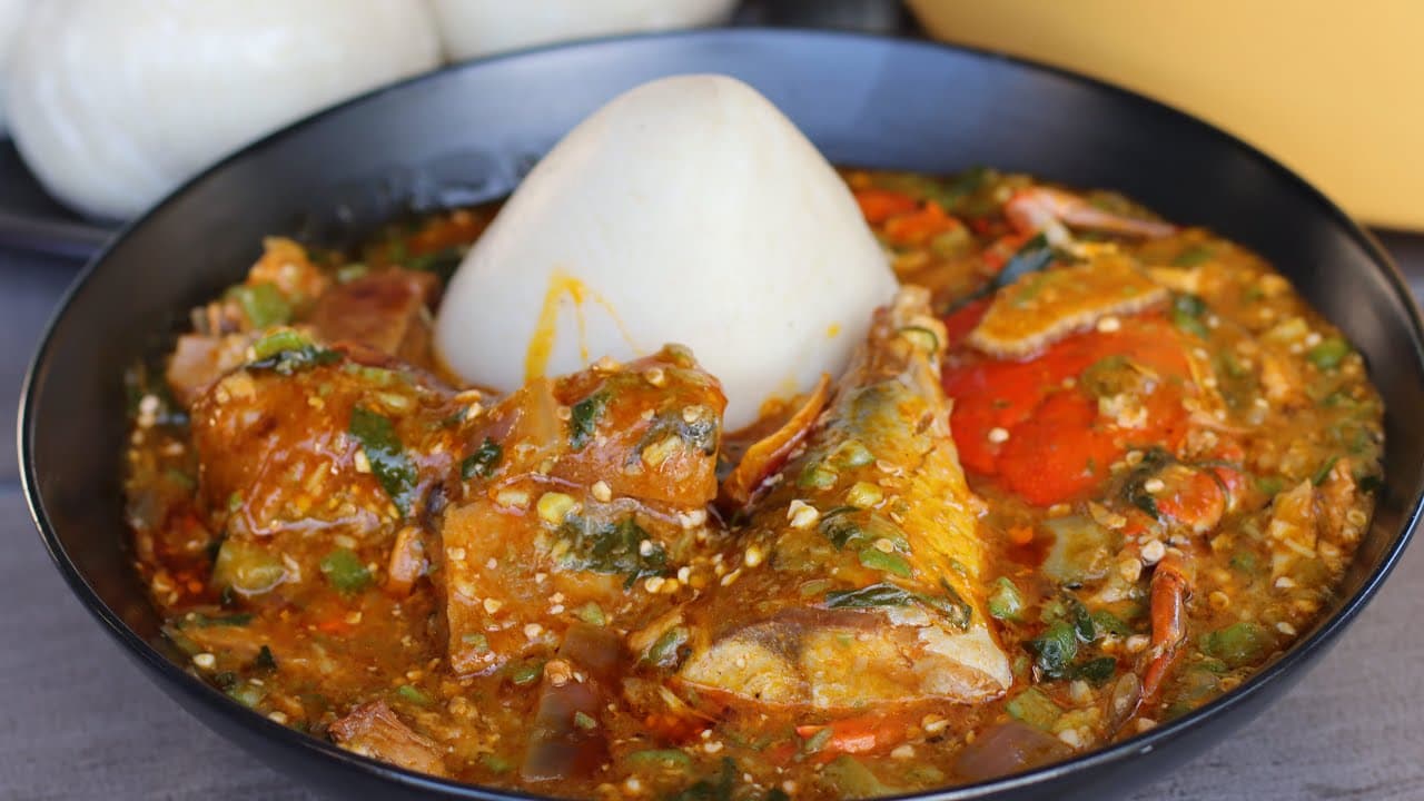 Banku & Okra Stew